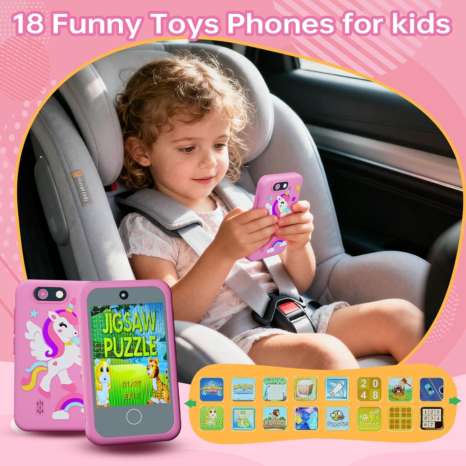 Bundle-Automatic mouthwash Dispenser and Toddler Phone for Kids