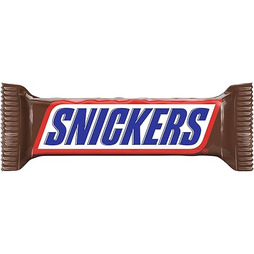 Snickers Bar with Caramel and Roasted Peanuts Chocolate Covered, 24 bars x50g (1200g)