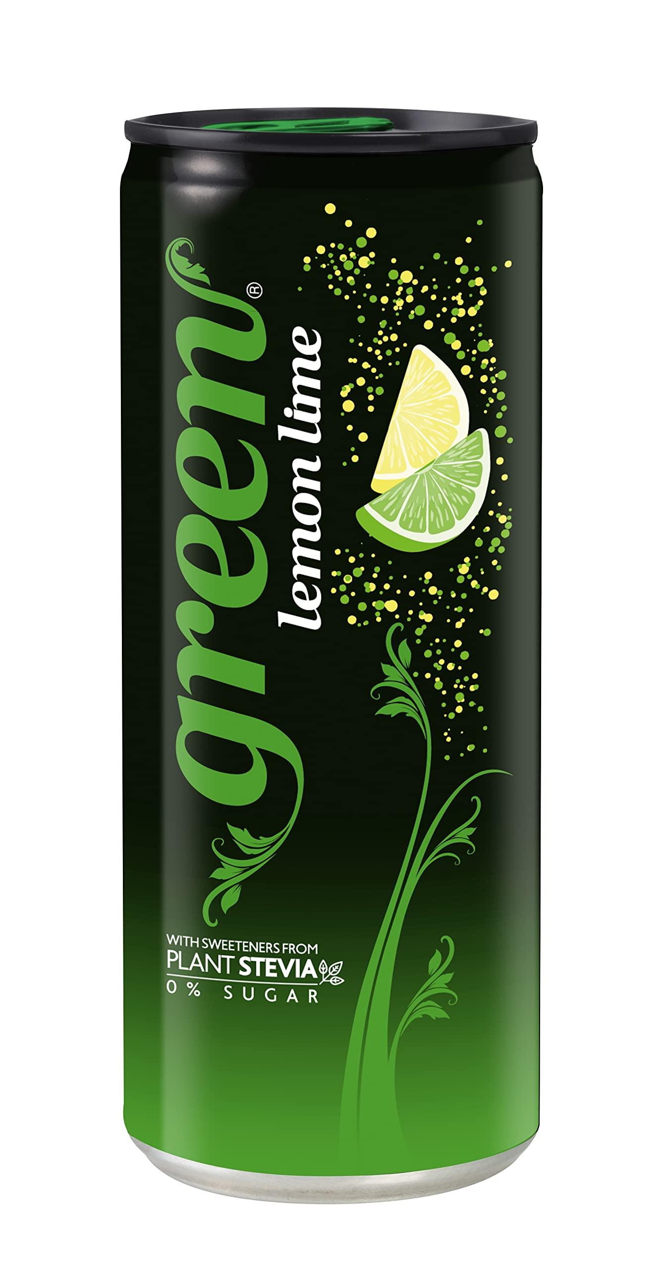 Buy Green Lemon Lime Cans 24 Pack, No Aspartame, No Sugar Soft Drink