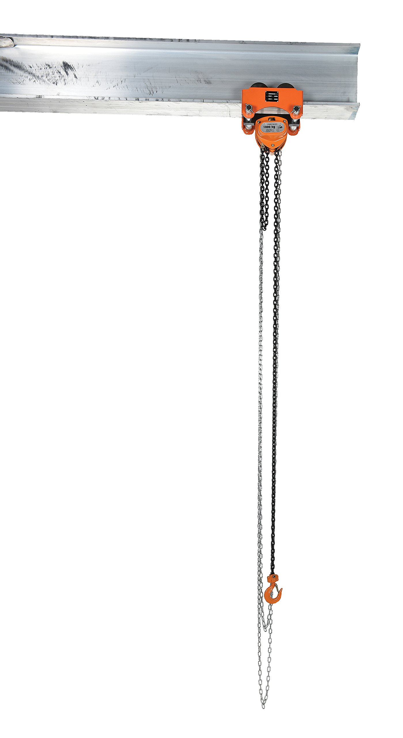 Vestil LOW-1G Geared Low Headroom Combination Chain Hoist/Trolley 