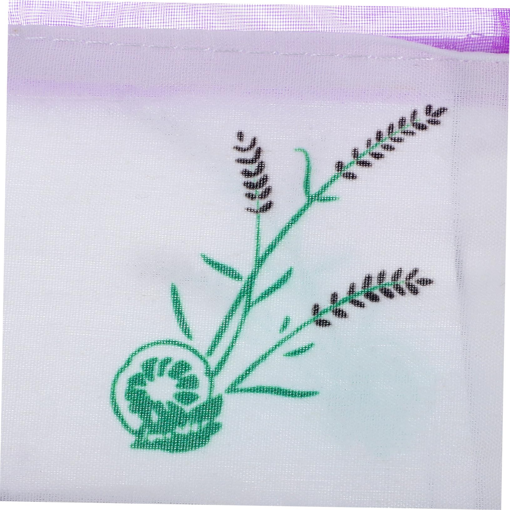 Bolsitas de Lavanda Vintage 20 Piezas, Organza y Algodón
