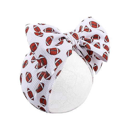 Football Bows for Baby Girls Headband, Newborn Bows Headbands Baby