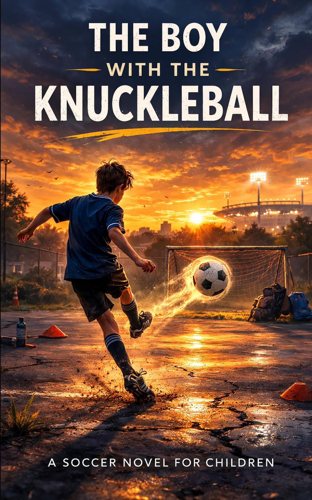 THE BOY WITH THE KNUCKLEBALL: A Soccer Story for Kids about Pressure, Confidence, and a Shot That Won’t Behave