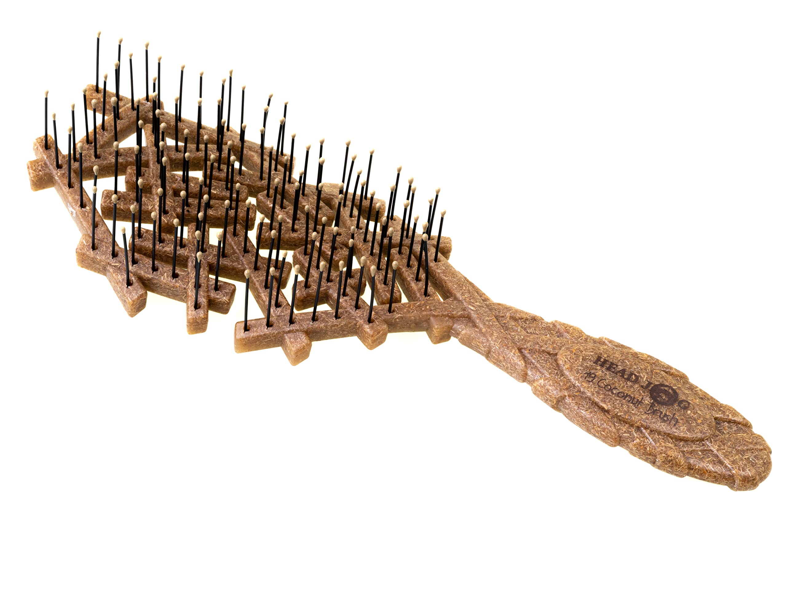 HeadJog 19 Coconut Husk Brushes in Cocoa