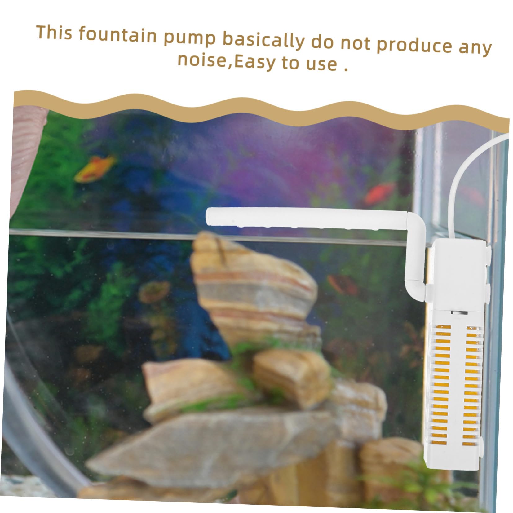 Sosoport 5pièces Pompe à Eau Usb Silencieuse Pour Aquarium Fontaine Et Systèmes Hydroponiques Pompe Submersible Pour Économie Eau