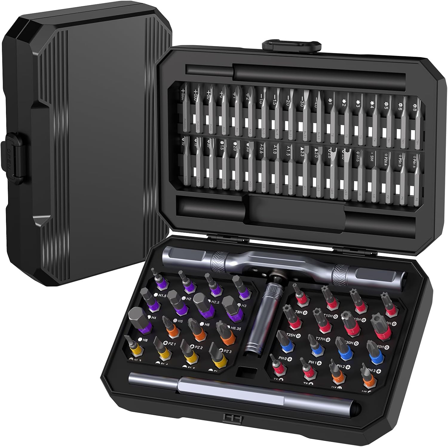 LIFEGOO Ratchet Screwdriver Set: 71 in 1 Magnetic Screwdriver Sets