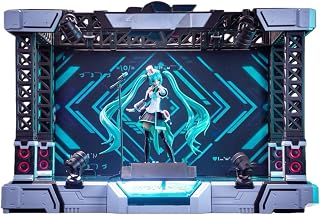 促销 初音未来系列 向未来歌 完全舞台套装 带LED灯&声音功能 塑料模型套装 1/144比例 SOSKILL已分色塑料组装套件 可动手办模型 全高约27厘米 摆件玩具 礼物