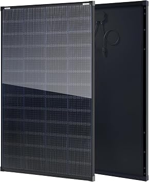 200W N-Type 16BB Solar Panel,25.6% Efficiency 24V PV Module for 12V/24V | Grade A+ Cells,IP68 Waterproof,Rustproof Al,Anti-Shading by-Pass,Roof/Ground Mount,MC4 J-Box,for Boat/Cabin/Farm/Sheds