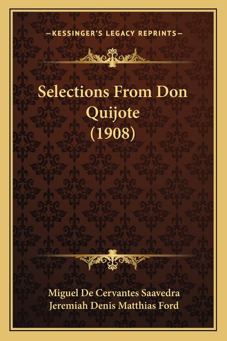 Selections From Don Quijote (1908)