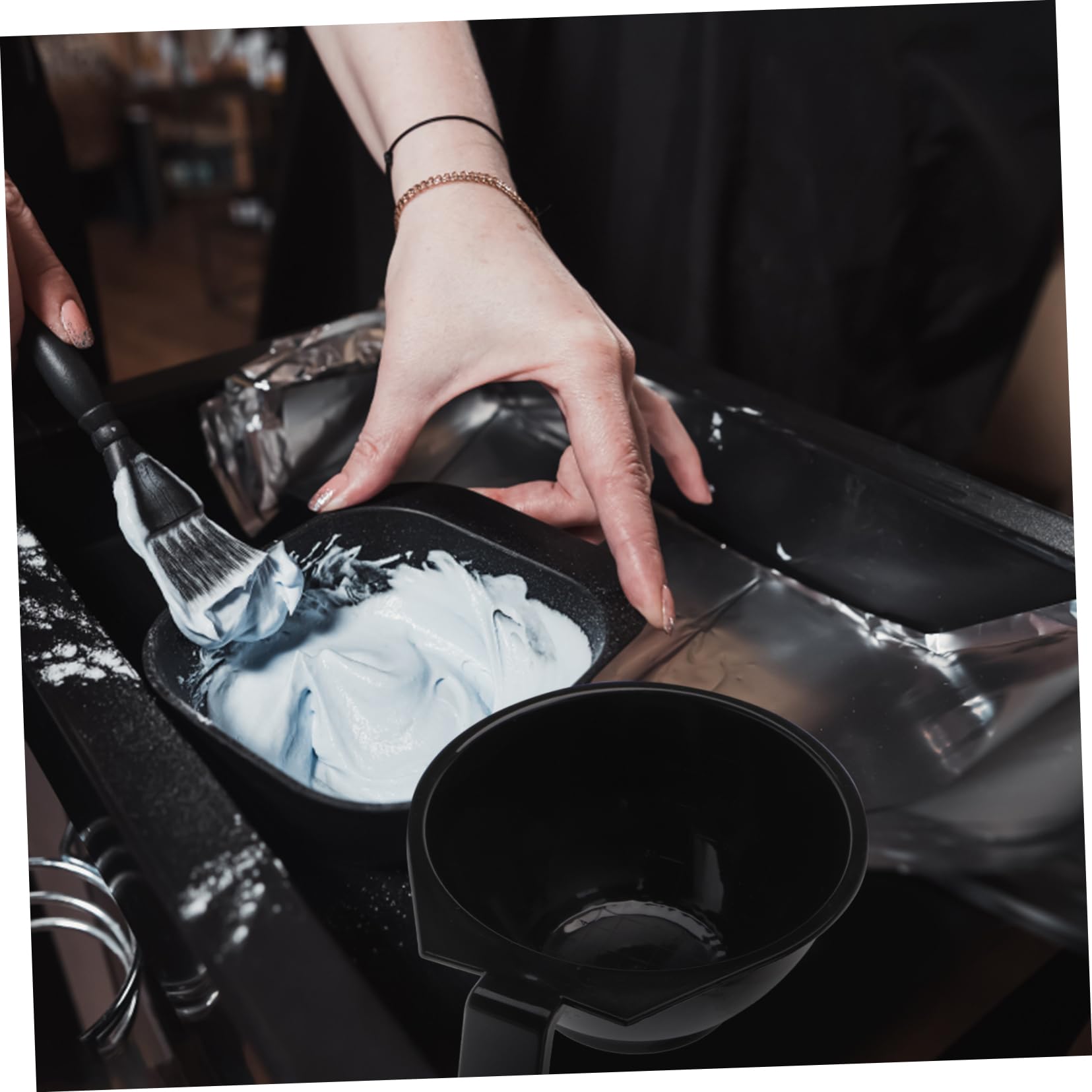 FRCOLOR 15stücke Teiliges Haarfärbeschalen Aus Farbmischschalen Für Friseure Und -haarfärbung Vielseitig Einsetzbar Für Masken Und Haarfarbe Für Salon Und Zuhause