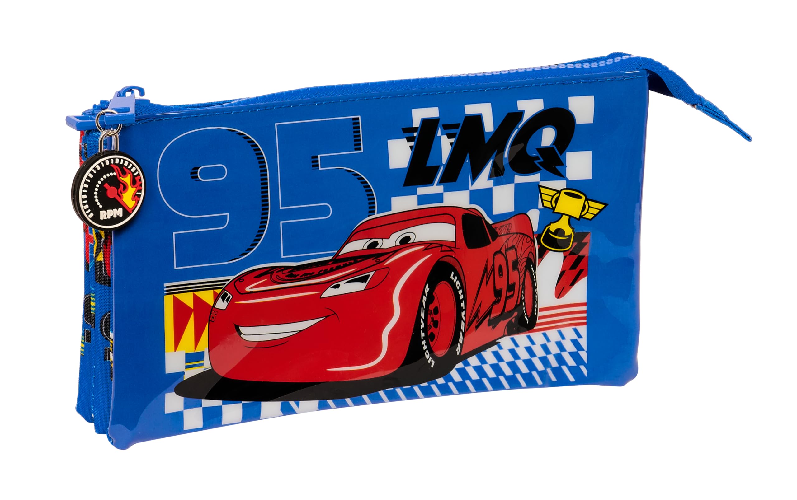 safta Cars Race Ready, Pencil Case for Children Ideal for Schoolchildren Comfortable and Versatile, Quality and Durability