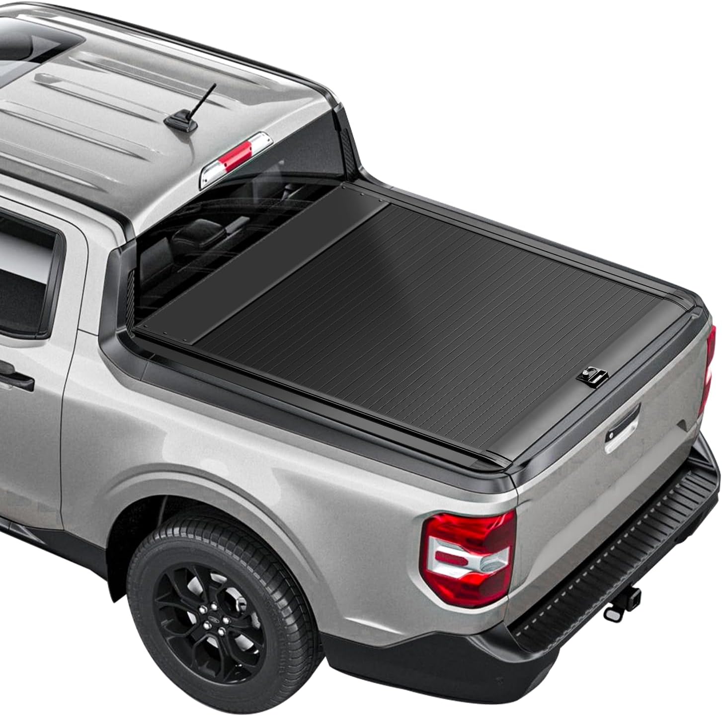 SADELOOS Retractable Truck Bed Tonneau Cover Compatible with 2022 2023 2024 2025 2026 Maverick (4.6'/54.4'') Retractable Hard Truck Bed Cover Password Lock