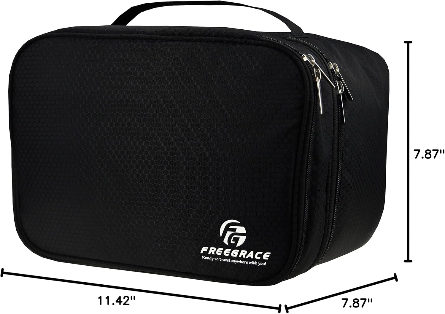 Travel Organizer Underwear Bag - Large Double Layer Packing Storage Bag – Fits Large Bra, Socks, Underpants, Cosmetic, Toiletry kit