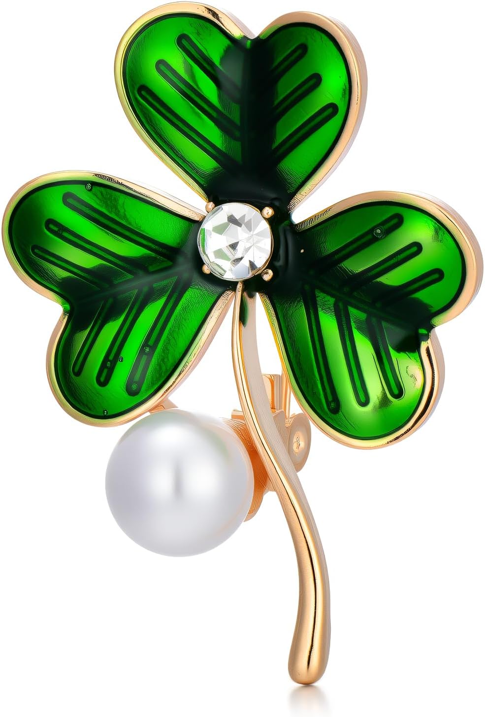Flower Brooches for Women Rhinestone Crystal Pearl Brooch Pin Flower Lapel Pin Accessories Gift for Mom Wife