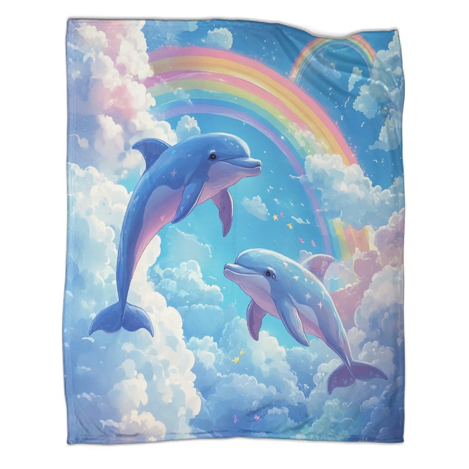 Couverture polaire dauphins : le cadeau idéal et doux pour lit