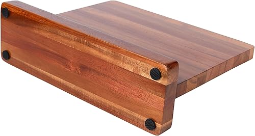 Miniatura 8 de BIRDROCK HOME Bloque magnético de madera para cuchillos  Almacenamiento de cuchillos de madera de acacia  Soporte magnético fuerte de doble cara