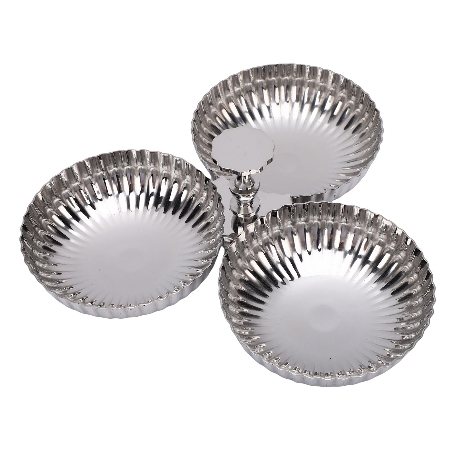 CHICIRIS Piatto da Servizio in Acciaio Inossidabile 304, Diametro 10cm