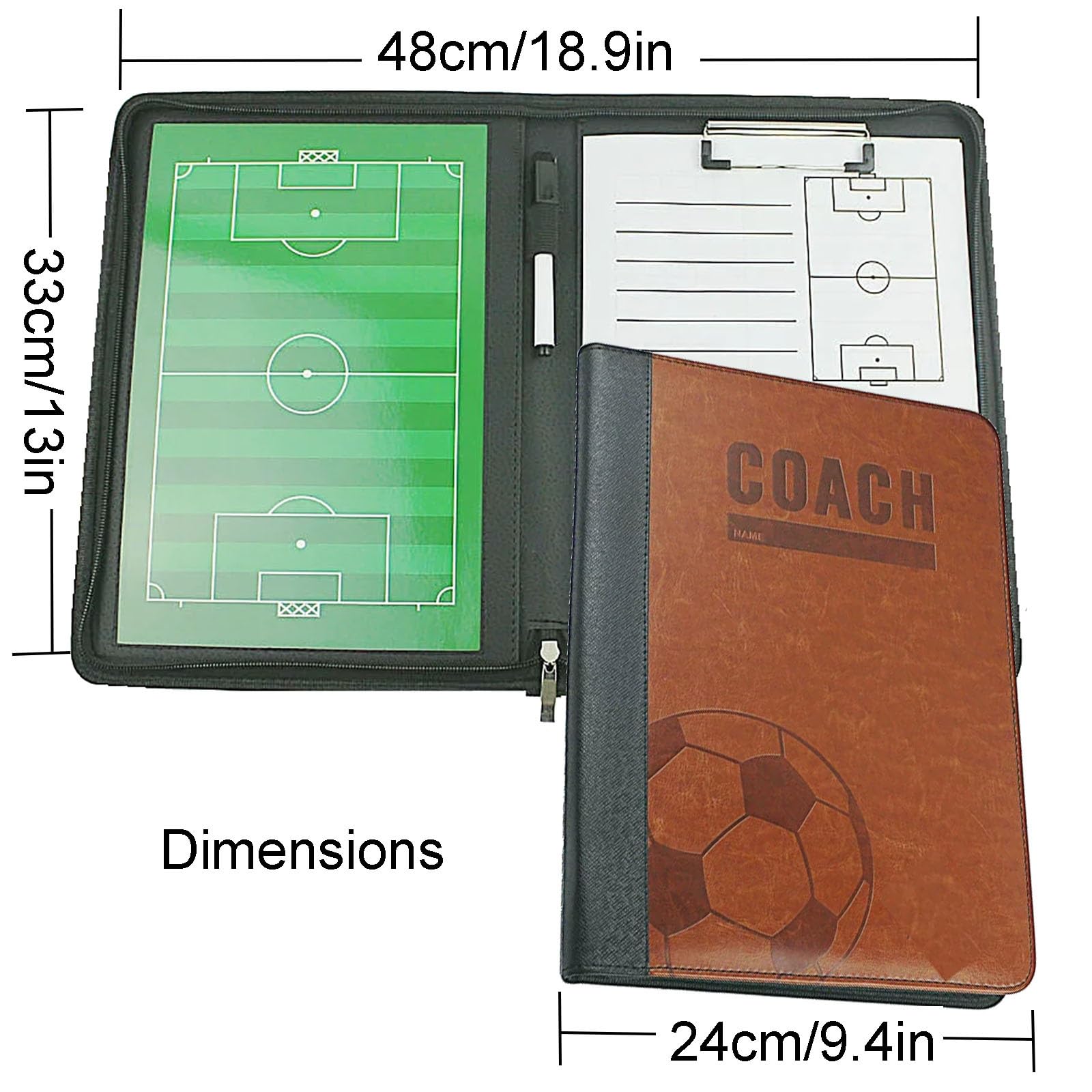 Mappa Tattica di Calcio, Lavagna Tattica, Appunti per Allenatore di Calcio, Lavagna per Allenatori con Magnete,