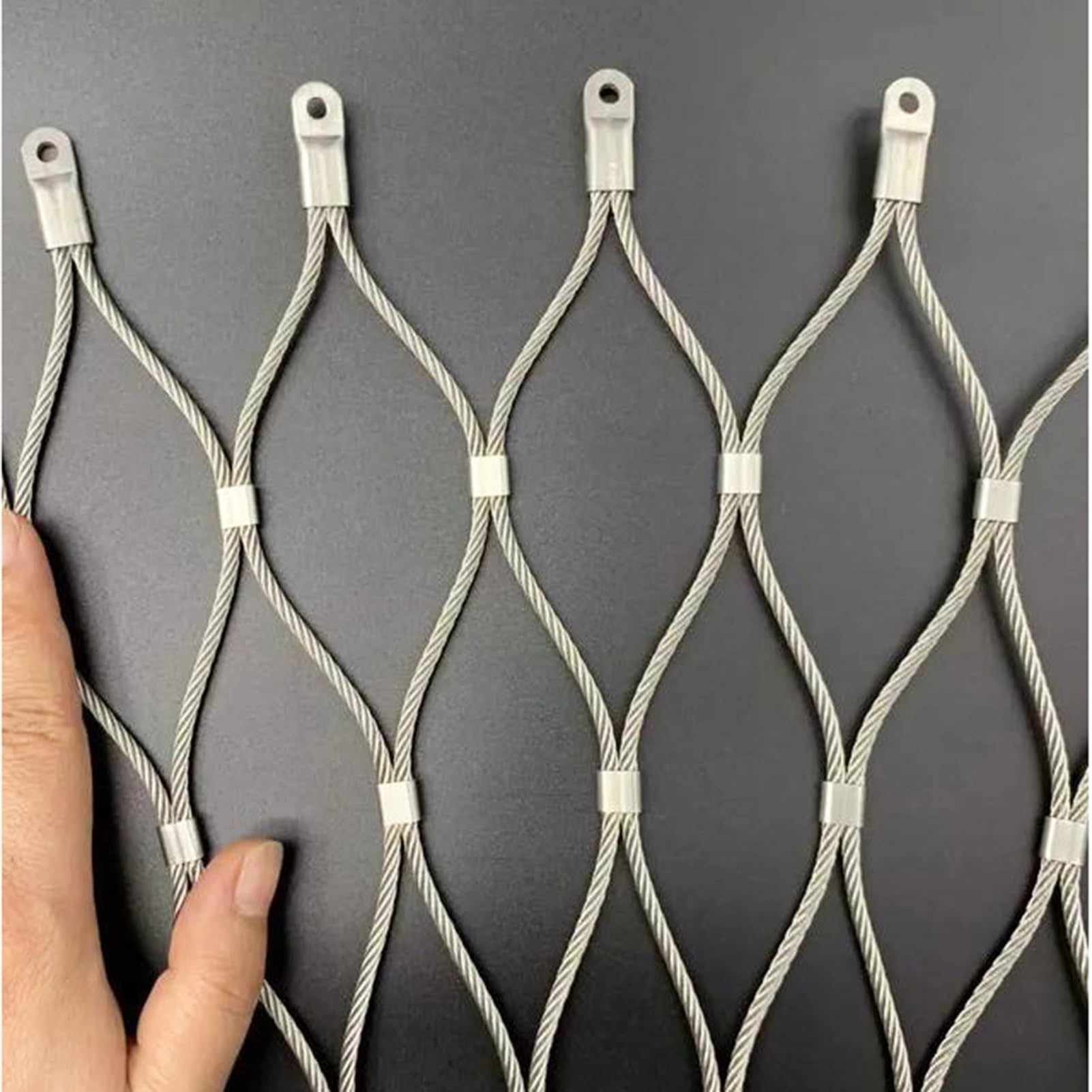 Cable de acero flexible Inless de 5cm x 2m para balaustrada de malla
