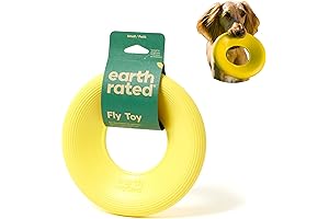Earth Rated Small Dog Frisbee: Interactive Flying Disc for Adult and Puppy Dogs