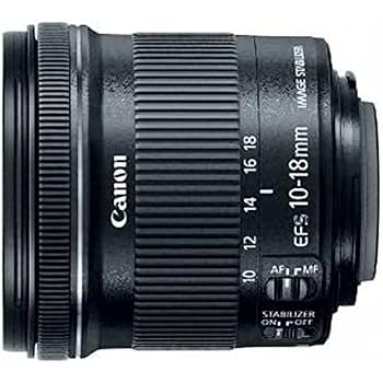 Amazon.com : Canon EF-S 10-18mm f/4.5-5.6 is STM Lens, Lens