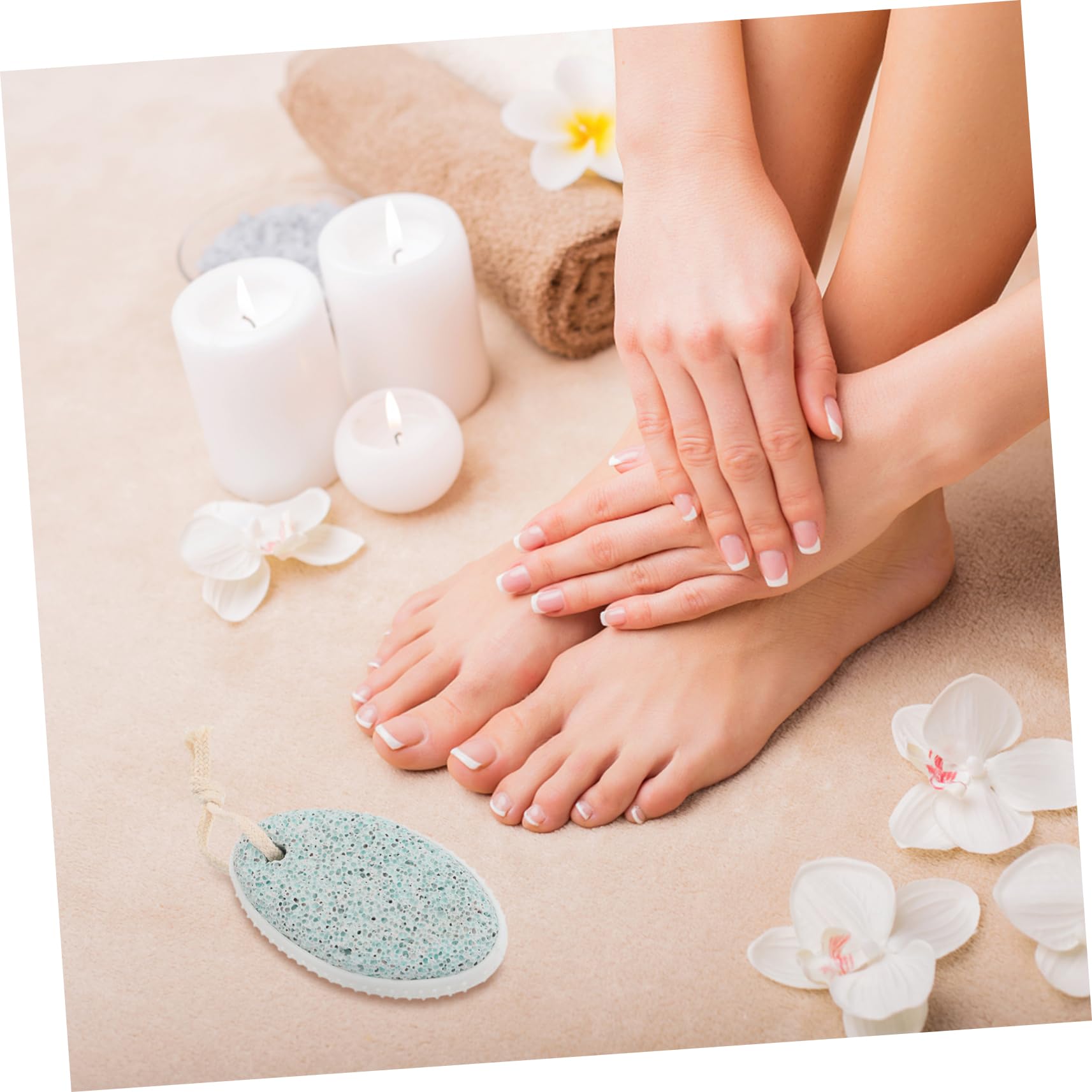 PACKOVE 2Pcs Pumice Foot File Professional Remover and Foot Grinder for Dead Skin Exfoliation Premium Lava for Home Use