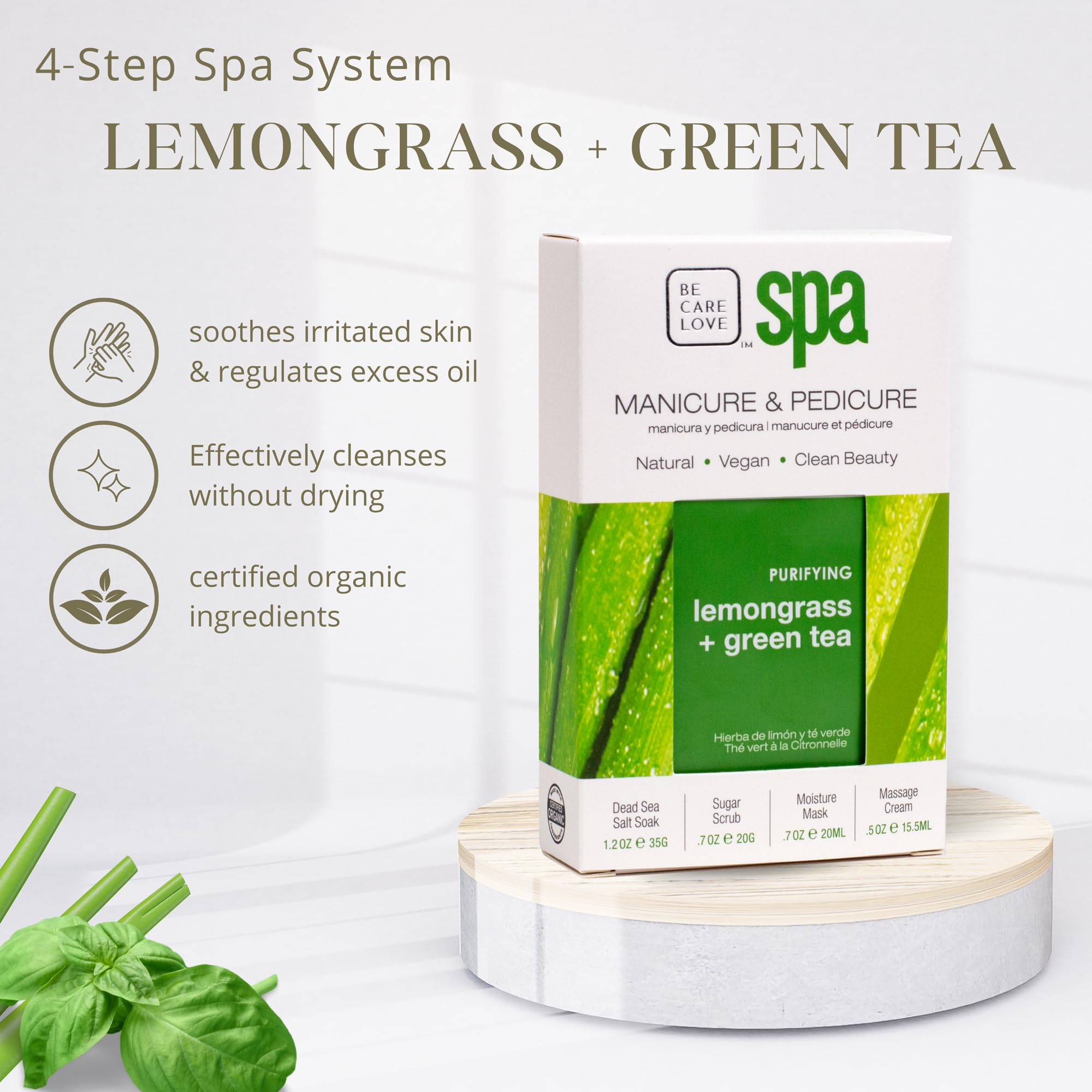 Amazon.com: BCL Spa Lemongrass + Green Tea Professional Pedicure