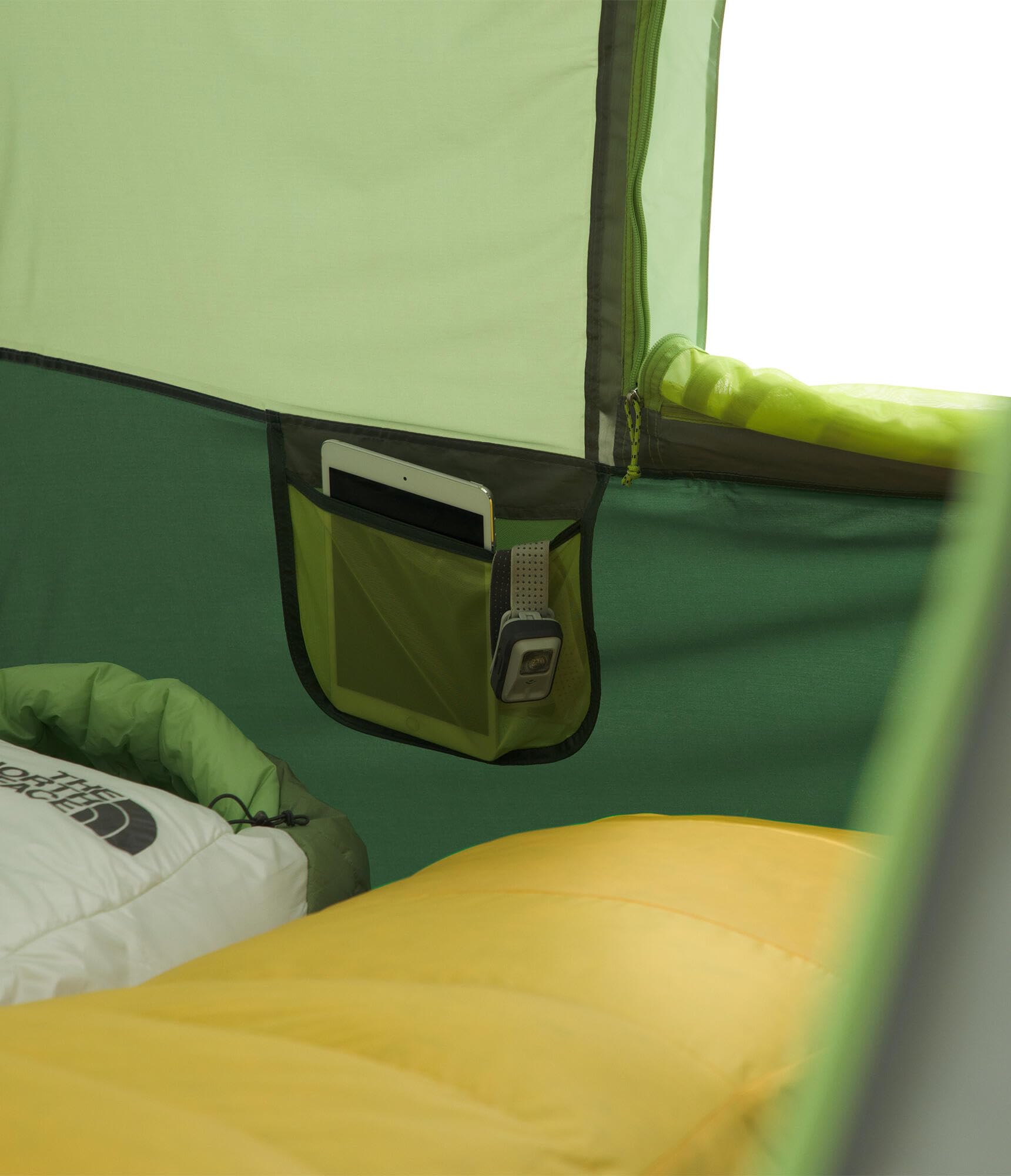 THE NORTH FACE Sequoia 4 WP 4-Person Camping Tent, Agave Grn, OSFA | Four-Person Waterproof Camping Tent, Spacious & Easy to Set Up, 2 Zipper Doors