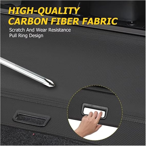 Retractable Trunk Cover For Toyota For Corolla For Cross 2022-2024 Retractable Trunk Cargo Cover Security Shield Tail Box Storage Board