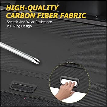 Retractable Trunk Cover For Toyota For Corolla For Cross 2022-2024 Retractable Trunk Cargo Cover Security Shield Tail Box Storage Board