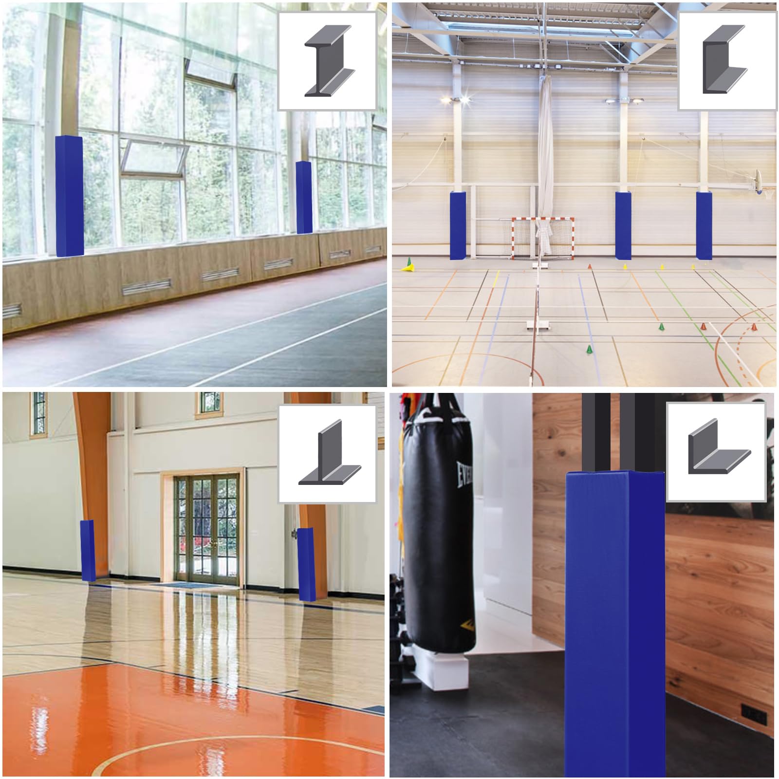 I Beam Flansch-Polsterung – 91 cm, hochbelastbar, langlebig, laminiertes PVC-Tuch, 5,1 cm dick, mit Schaumstoff ummantelt, geschlossenzellige Schaumstoffpolsterung für 1,5 cm, 15,2 cm, 20,3 cm