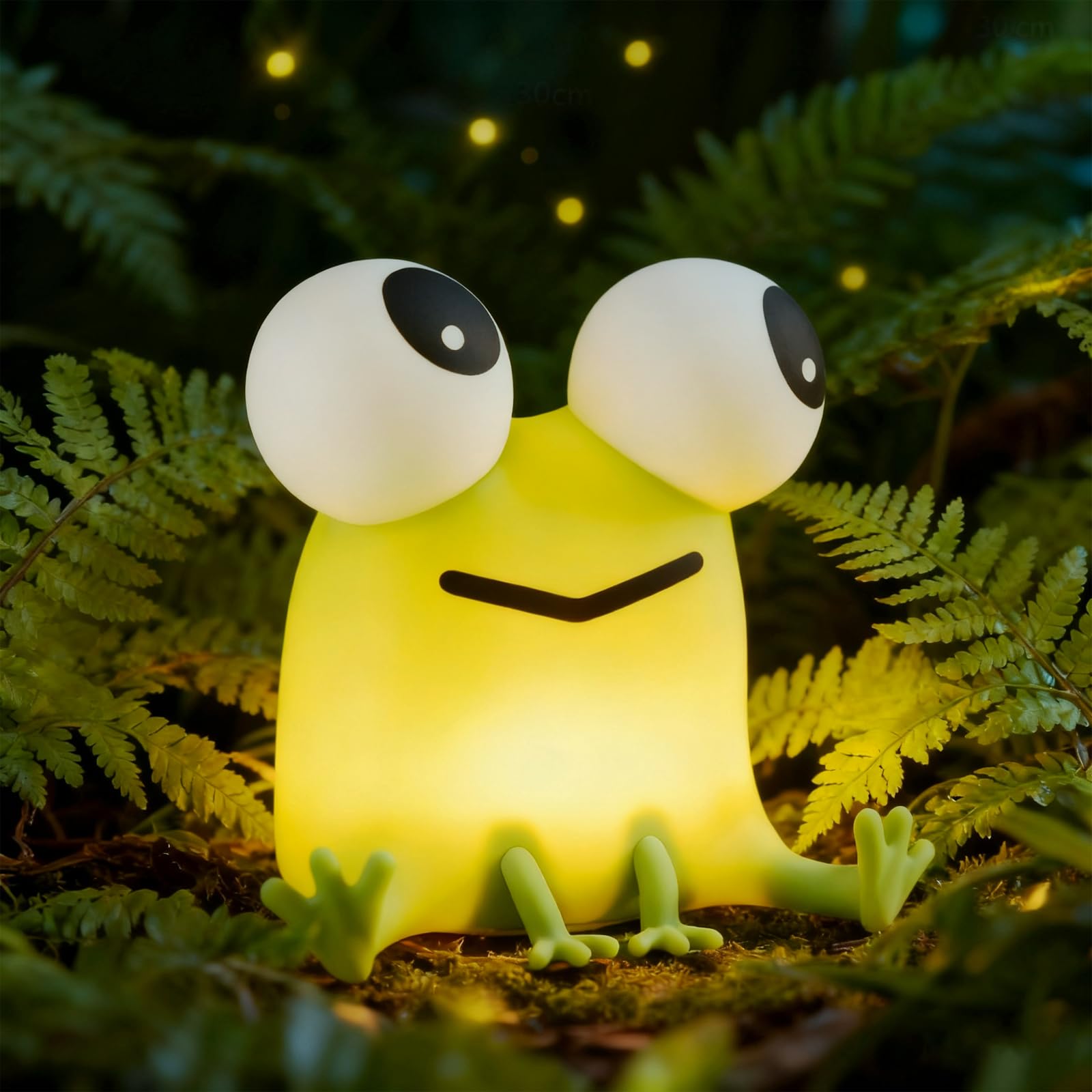 Frog Night Light for Kids Silicone Squishy Dimmable LED Lamp Rechargeable Bedside Frog Lamp Nursery Night Light with