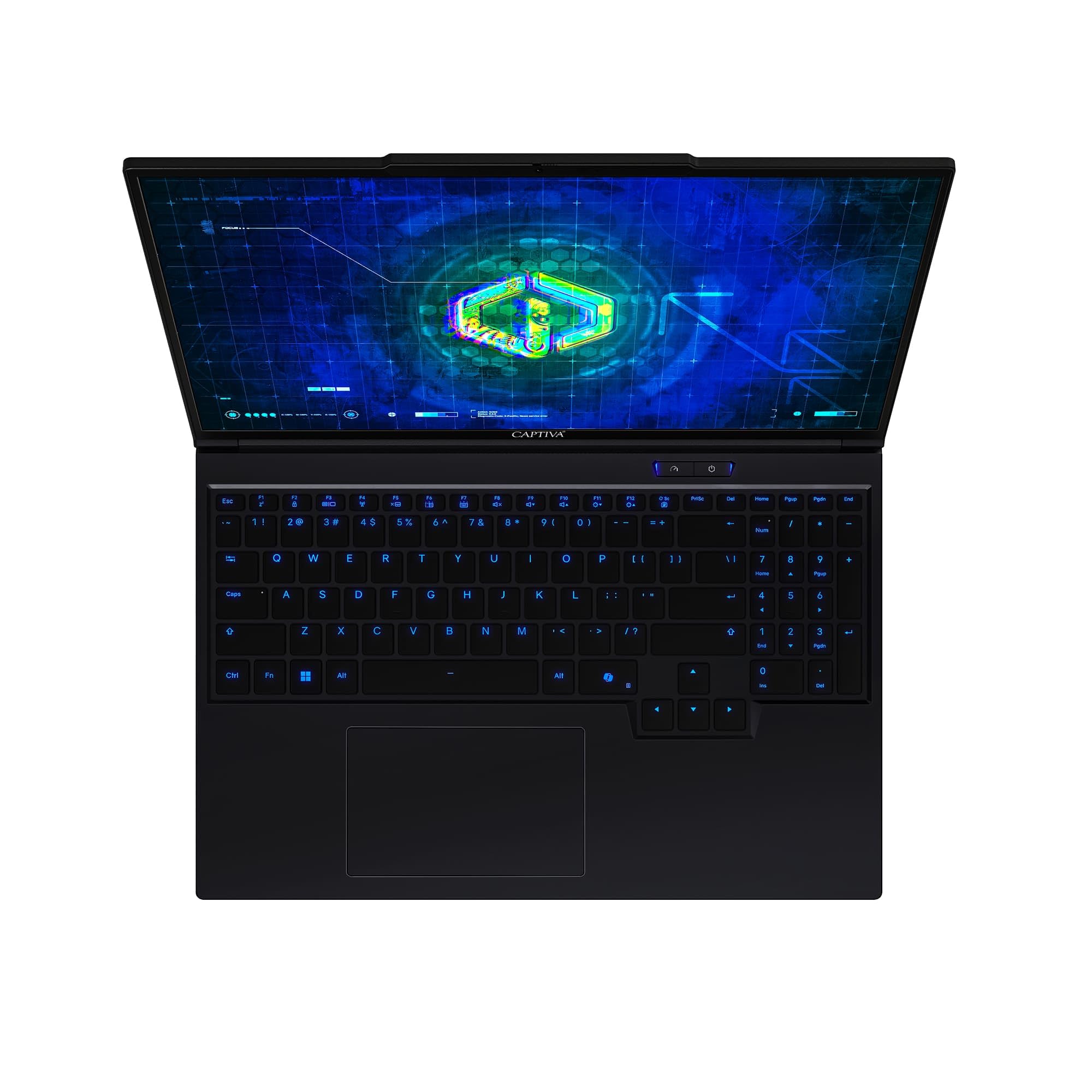 Captiva Notebook Highend Gaming I95-181GE | Intel Core i9 14900HX | 64GB DDR5 RAM | NVIDIA GeForce RTX 5070 Ti 12GB | 2 TB SSD | 16 Zoll WQXGA 300Hz | Windows 11 Home