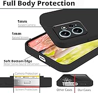 Vista 5 de Compatible con Xiaomi Redmi Note 12 4G Funda Silicona Líquida Verde Oscuro, Teléfono Suave Táctil Suave para Redmi Note 12 4G Funda Silicona A