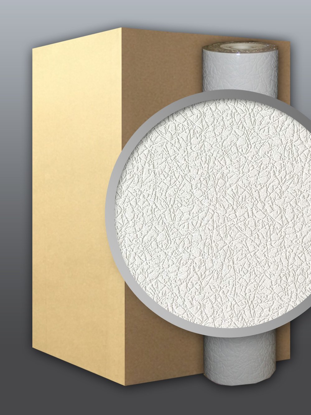 Papier peint froissé EDEM blanc 206-40-9 pour masquer les défauts du mur