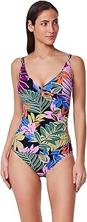 D-Cup Tankini Top - Matte Gold Insert, Adjustable Straps, Tummy Control, Bottoms Sold Separately