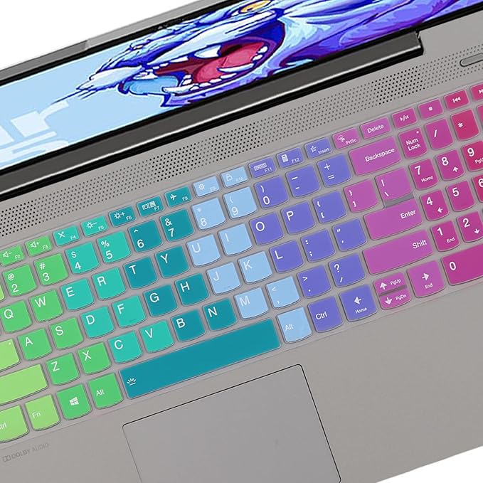 Funda de Teclado para Lenovo Yoga 7i 15.6 - Arcoíris miniatura 4