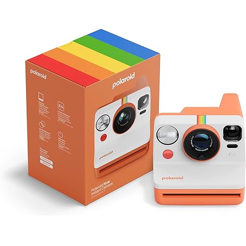 Polaroid Now 3rd Generation I-Type Instant Film Camera - Coral - Camera Only No Film (9156)