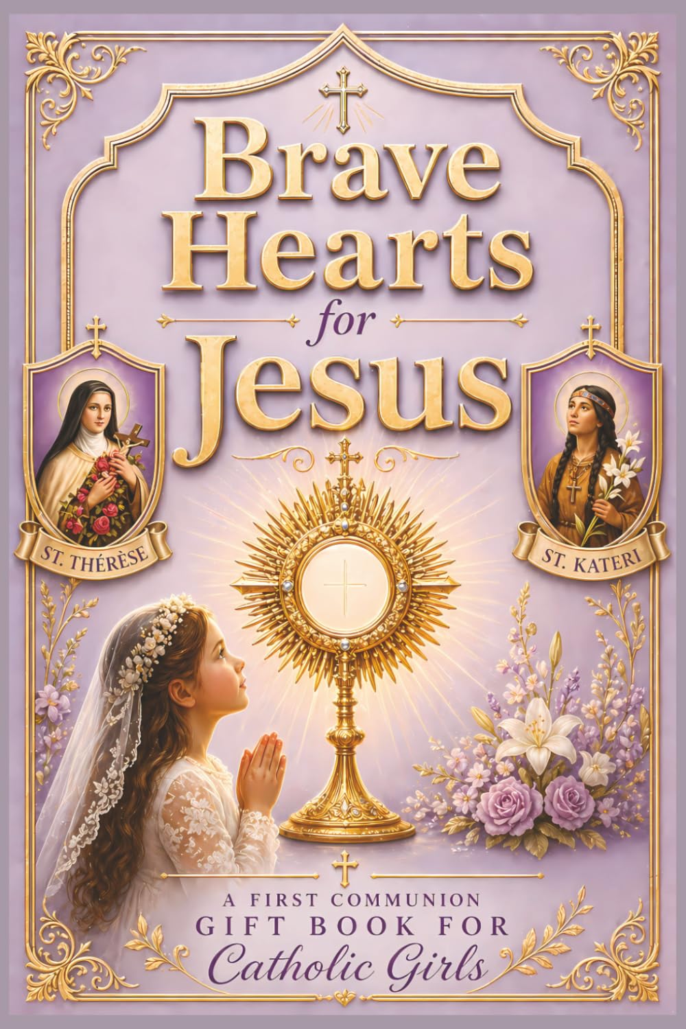 Brave Hearts for Jesus: A First Communion Gift Book for Catholic Girls