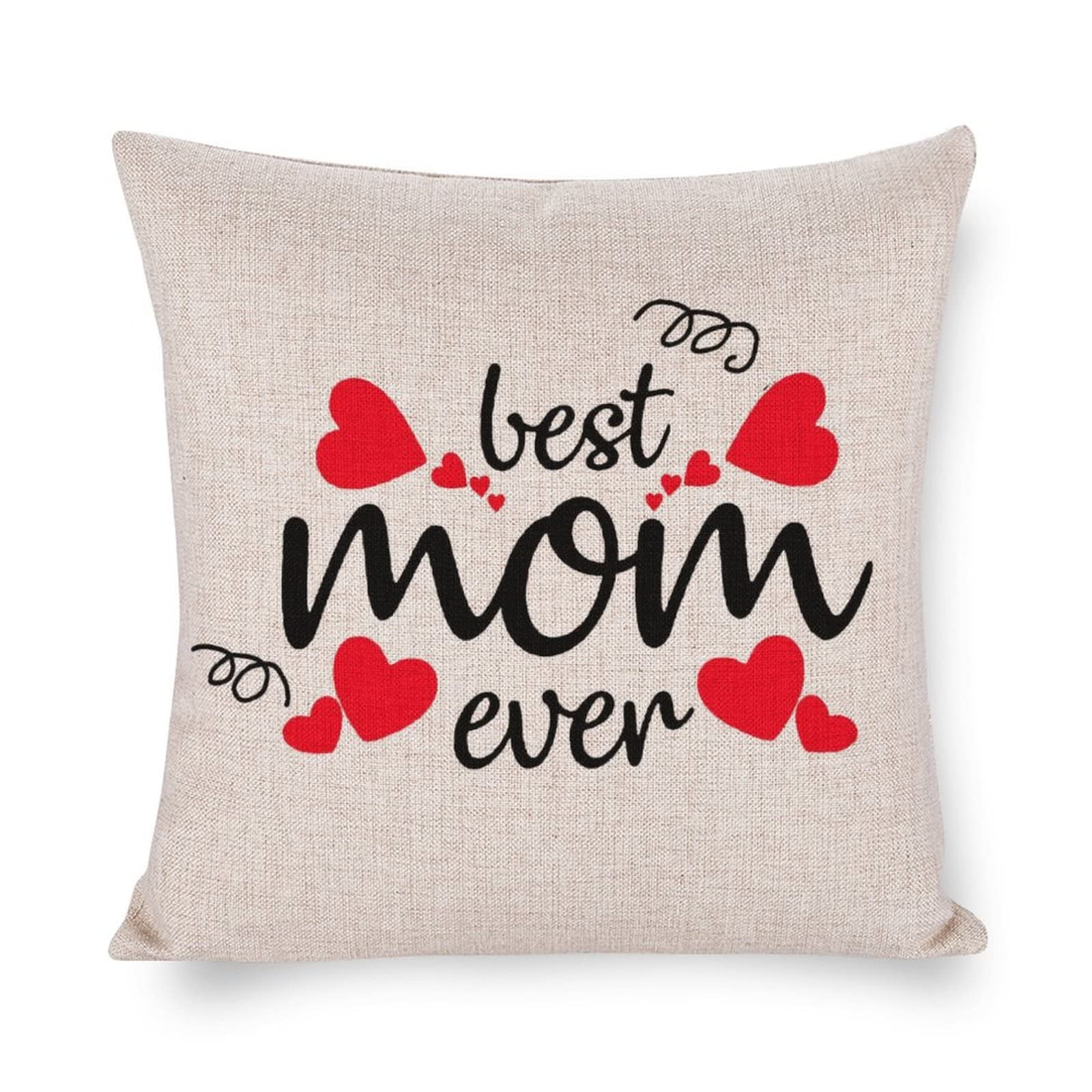 MFGNEH Federa Per Cuscino 40x40 Cm – Baby It's Cold Outside – Cotone E Lino Con Cerniera (Solo Federa)