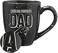 Vista 45 de Rico Industries NFL Football #1 Dad 16 oz Team Color Laser Engraved Ceramic Coffee Mug