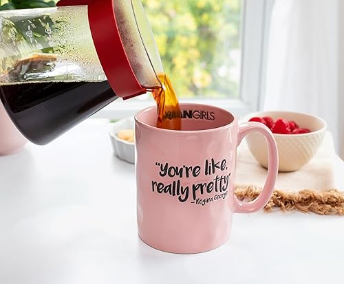 Miniatura 6 de Silver Buffalo Mean Girls Really Pretty Wax Resist - Taza de cerámica con capacidad para 18 onzas