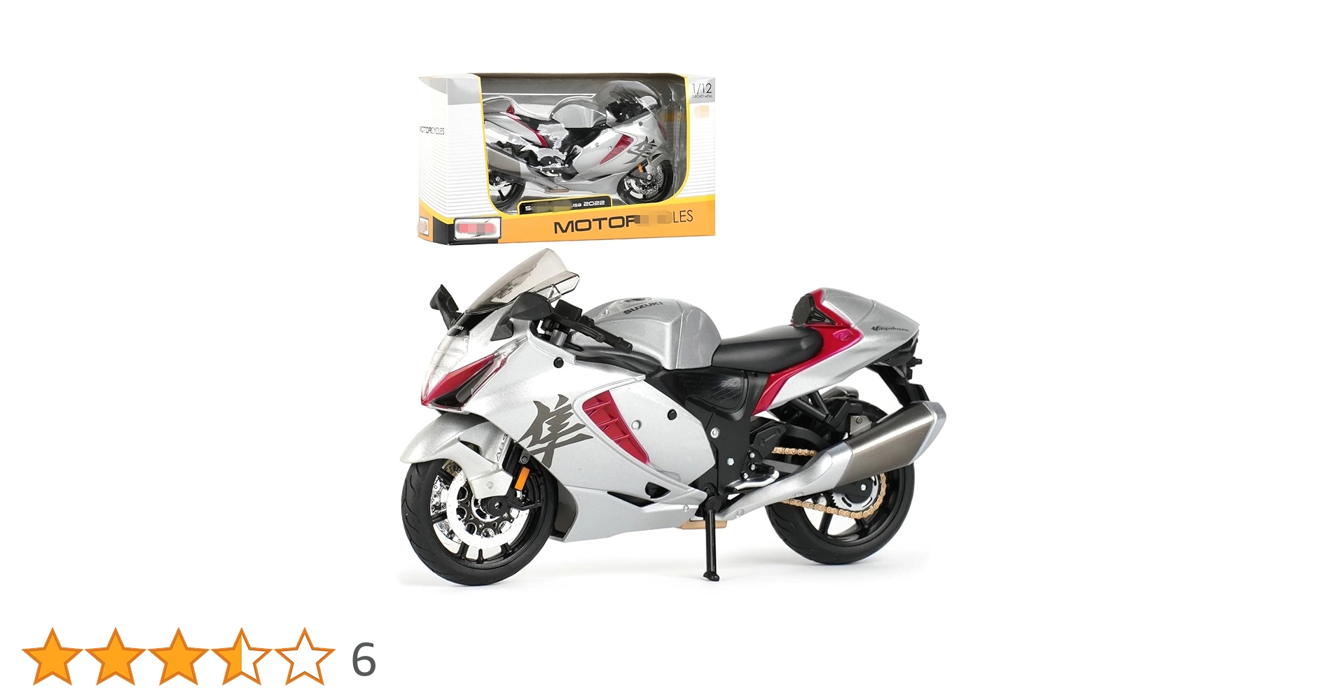 Suzuki Hayabusa 2022 1/12 ダイキャスト Amazon | マイスト 1:12 Hayabusa 2022 BLACK オートバイモデル ダイ