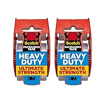 Vista 11 de Scotch Cinta de embalaje de alta resistencia, transparente, suministros de envío y embalaje, 1.88 pulgadas x 27.7 yardas, 1 rollo de cinta