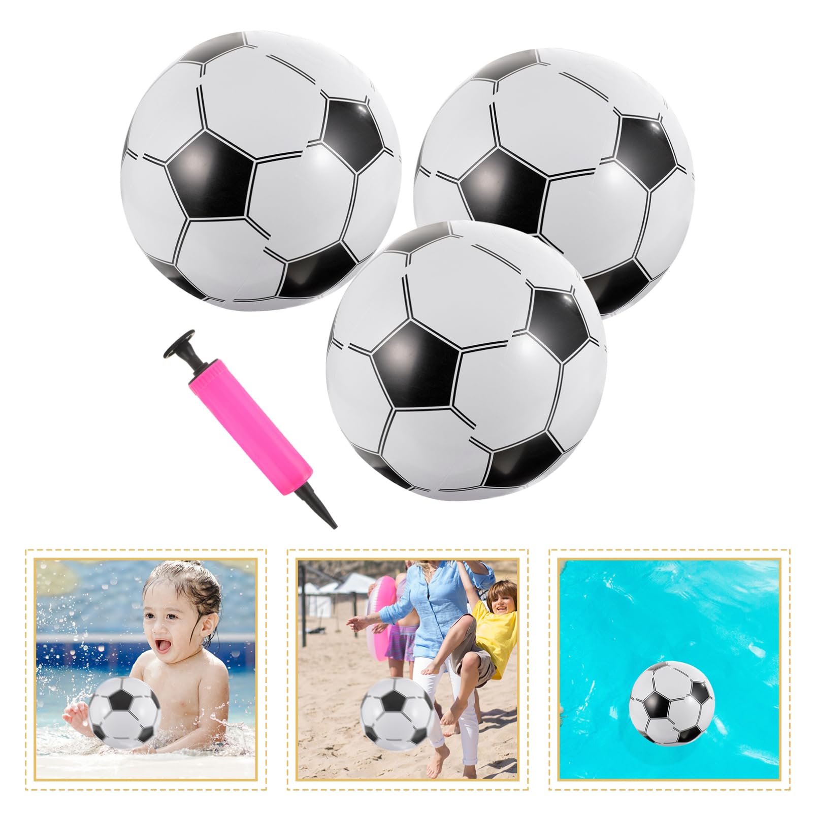 ifundom Pelota De Playa Inflable Juguete De Baño Juguetes De Baño Burbuja Piscina De Bolas Juguete De Piscina Aire Juguetes De Playa Bomba De Globo De Polivinilo