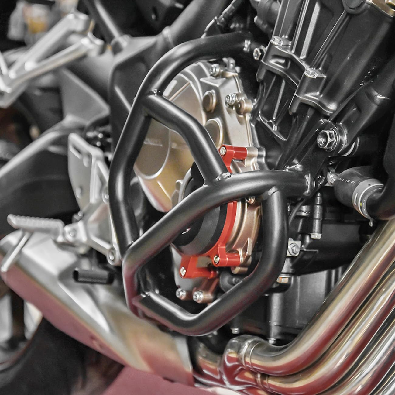 para CB650R 2019-2023 Barra Protectora de Carretera con Motor Negro Protector de Parachoques Izquierdo Derecho Compatible con CB 650 R 2019 2020 2021 2022 2023