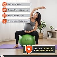 Vista 2 de Body Sport Pelota de ejercicio Rojo