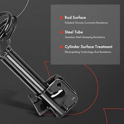 Miniatura 5 de A-Premium Par trasero (2) Conjunto completo de amortiguador y muelle helicoidal compatible con Subaru Impreza 2002 2003, lado del conductor y del