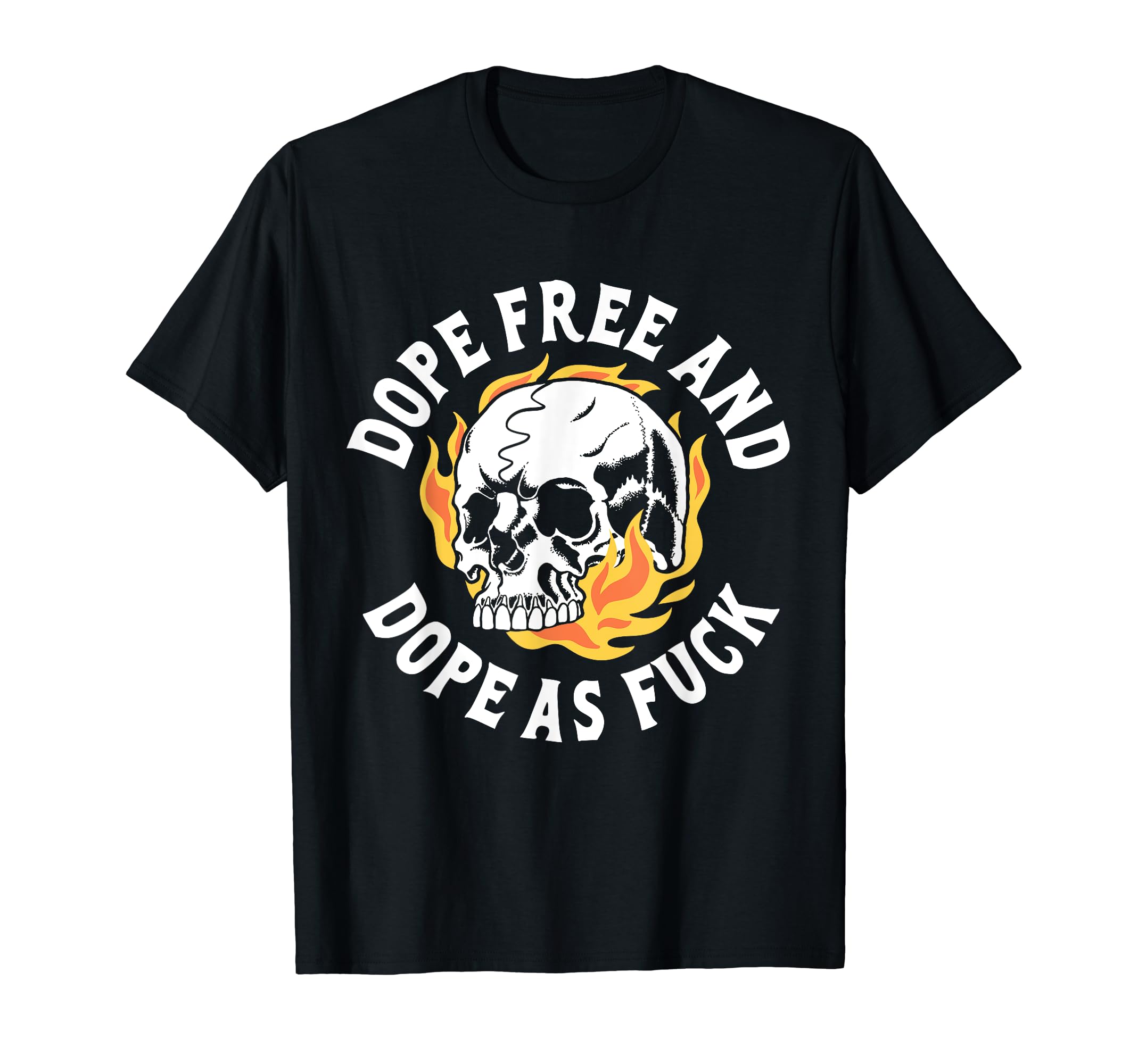 Amend Apparel RecoveryDope Free and Dope As Fuck Recovery Gift Sober Tee AA NA T-Shirt