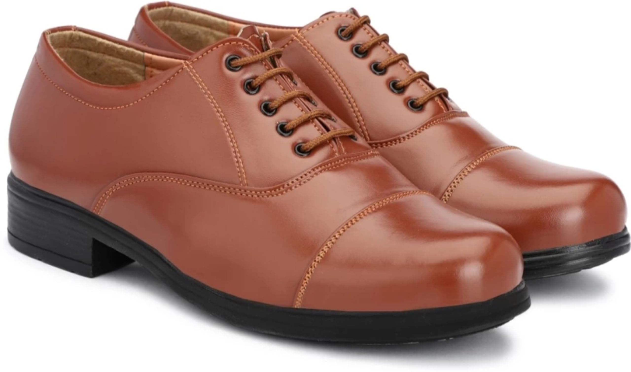 katenia Lightweight Faux Leather and Police Shoes Oxford for Men-picture-48